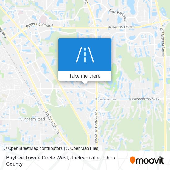 Baytree Towne Circle West map