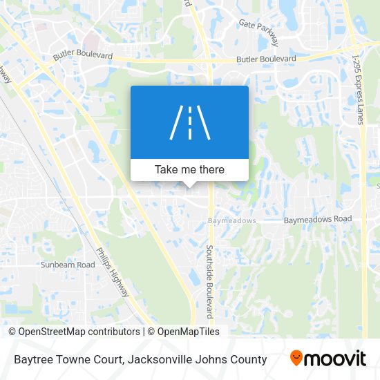 Mapa de Baytree Towne Court