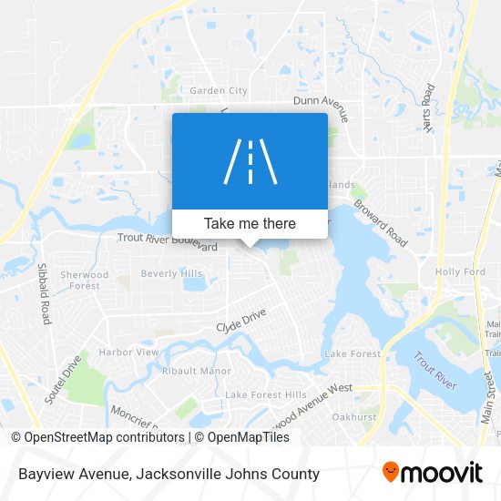 Bayview Avenue map