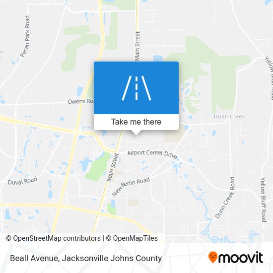Beall Avenue map