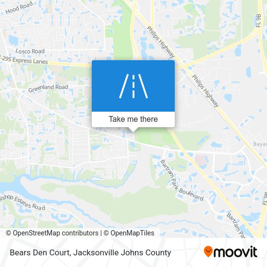 Mapa de Bears Den Court