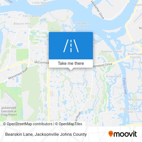 Mapa de Bearskin Lane
