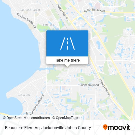 Beauclerc Elem Ac map