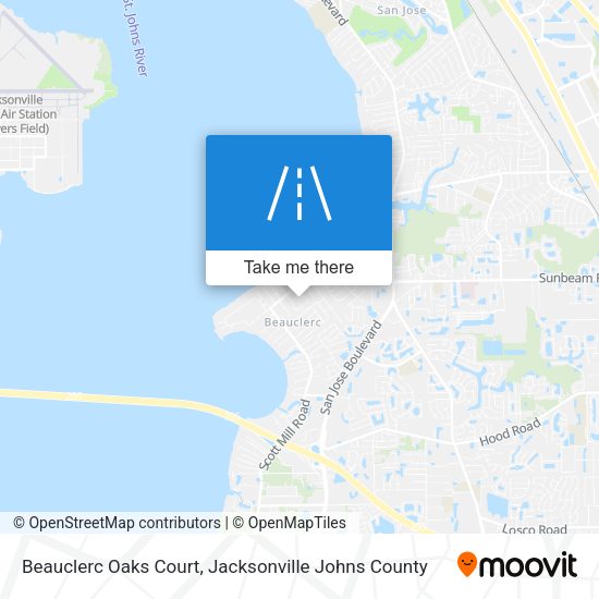 Beauclerc Oaks Court map