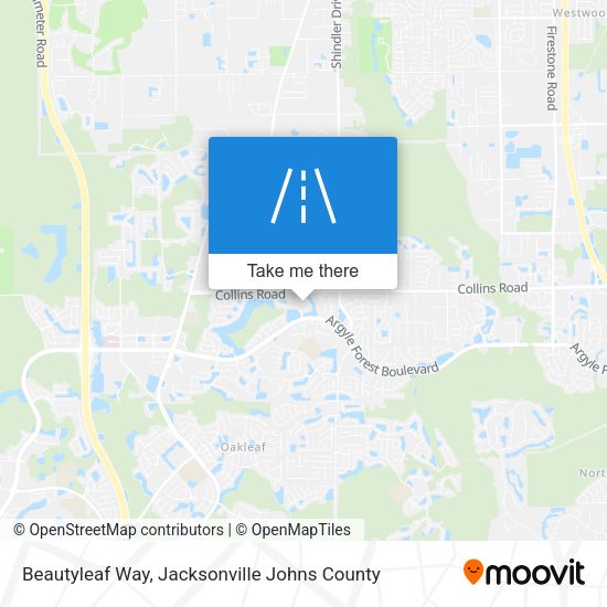 Beautyleaf Way map
