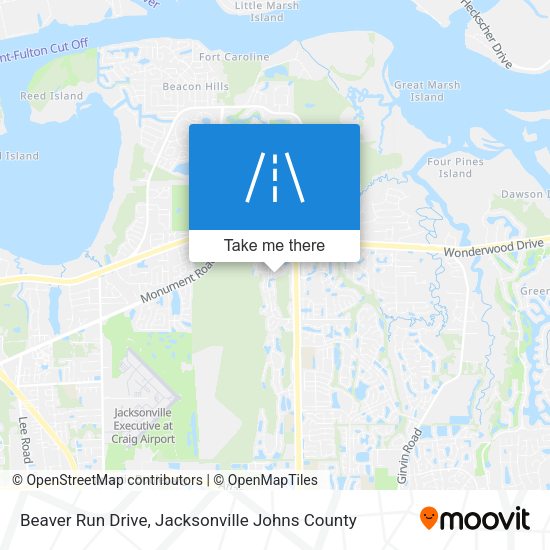 Beaver Run Drive map