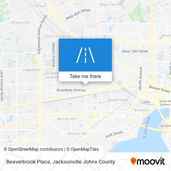 Beaverbrook Place map