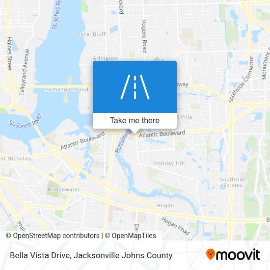 Mapa de Bella Vista Drive