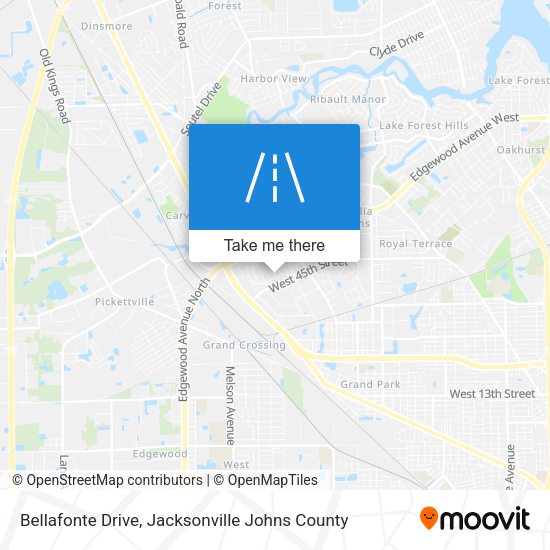 Mapa de Bellafonte Drive
