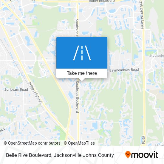 Mapa de Belle Rive Boulevard