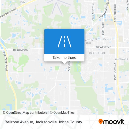 Bellrose Avenue map