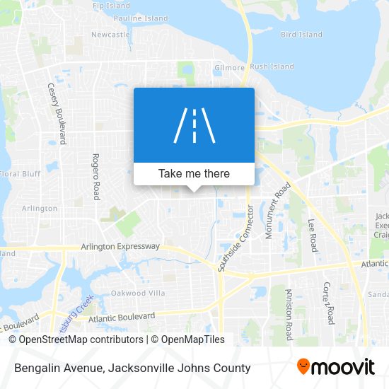 Mapa de Bengalin Avenue