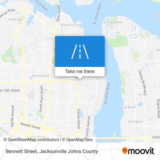 Mapa de Bennett Street