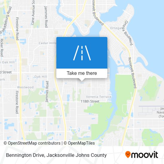 Mapa de Bennington Drive