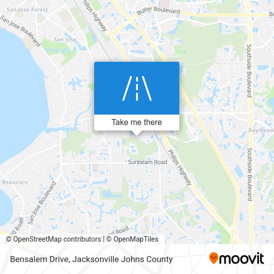 Bensalem Drive map