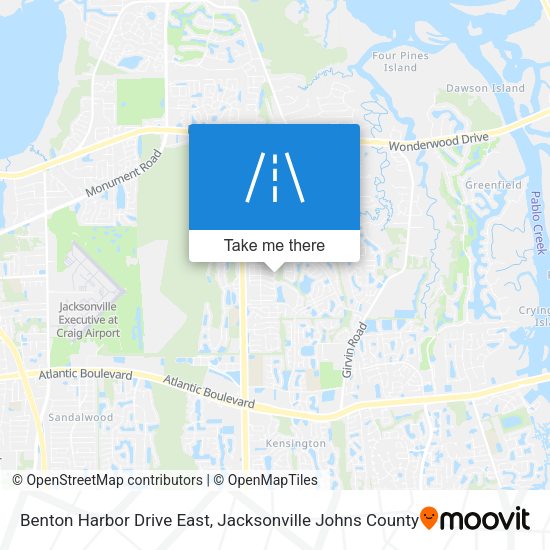 Benton Harbor Drive East map