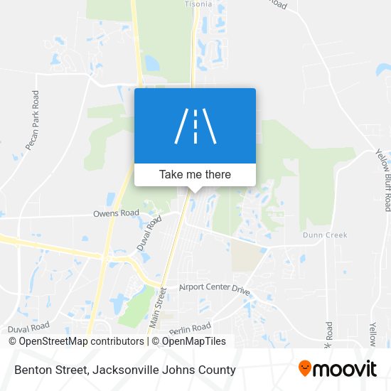 Benton Street map