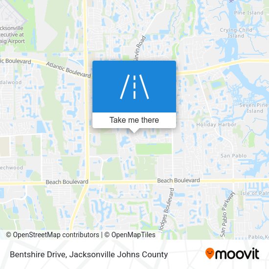 Bentshire Drive map