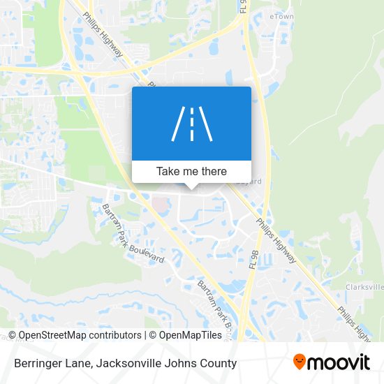 Mapa de Berringer Lane
