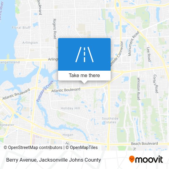 Mapa de Berry Avenue