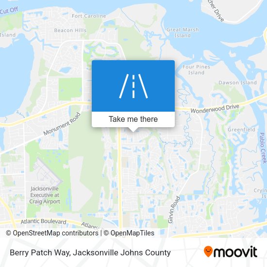 Berry Patch Way map