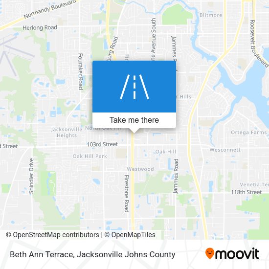 Beth Ann Terrace map