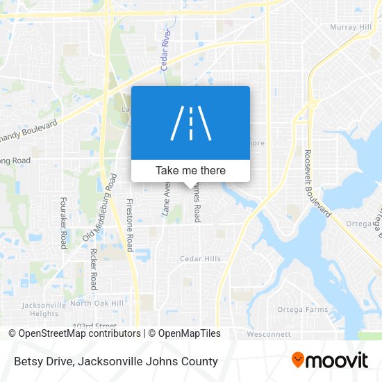 Mapa de Betsy Drive