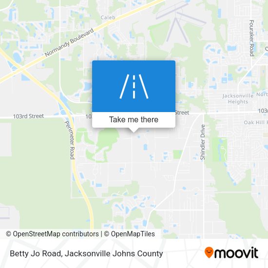 Betty Jo Road map