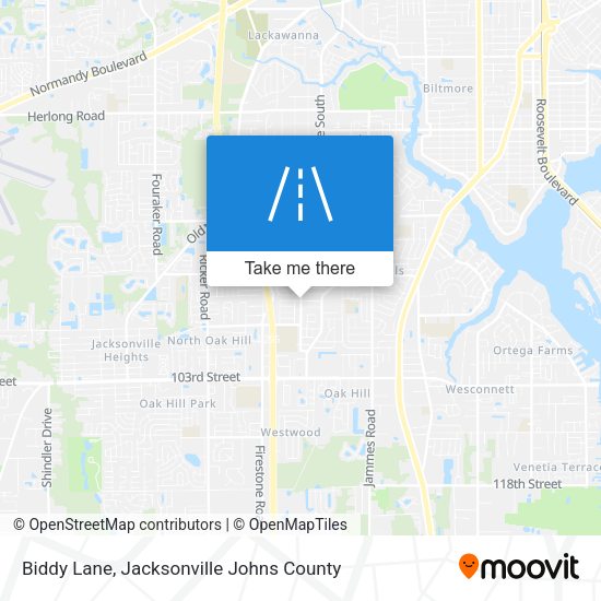Mapa de Biddy Lane