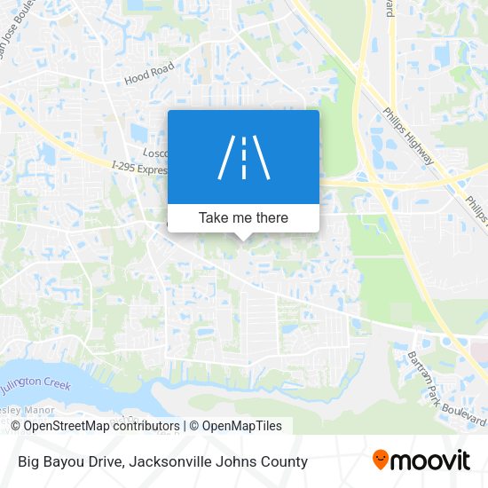 Mapa de Big Bayou Drive