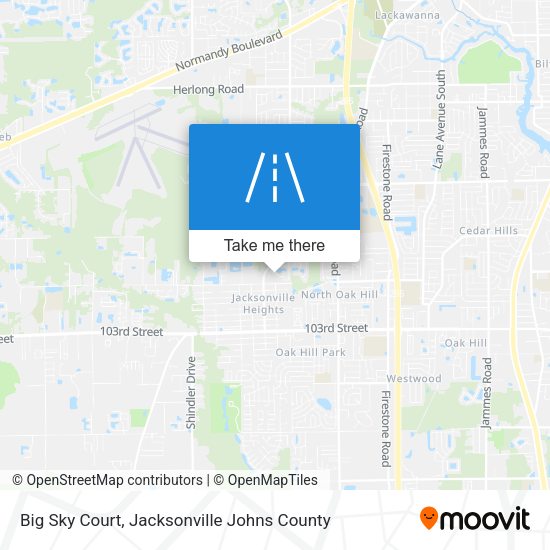 Mapa de Big Sky Court