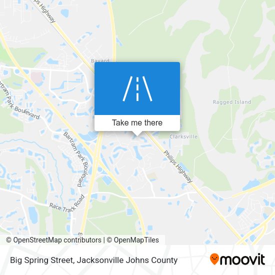 Big Spring Street map
