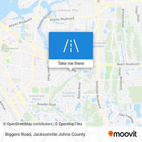 Mapa de Biggers Road