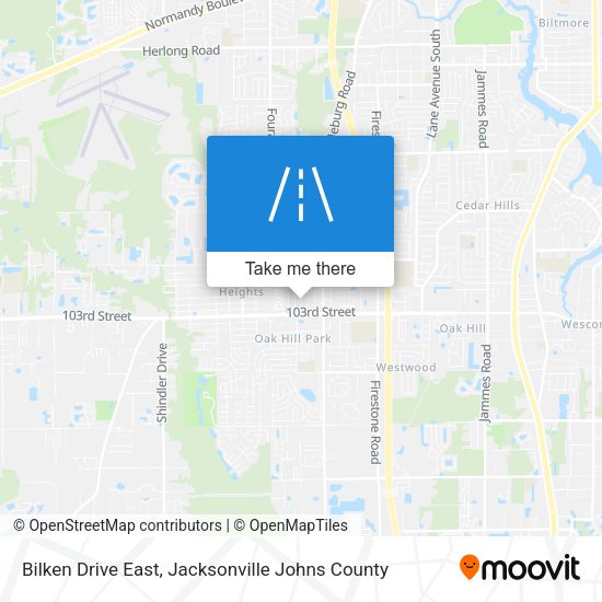 Mapa de Bilken Drive East