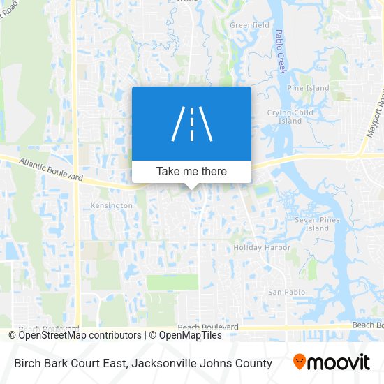 Mapa de Birch Bark Court East