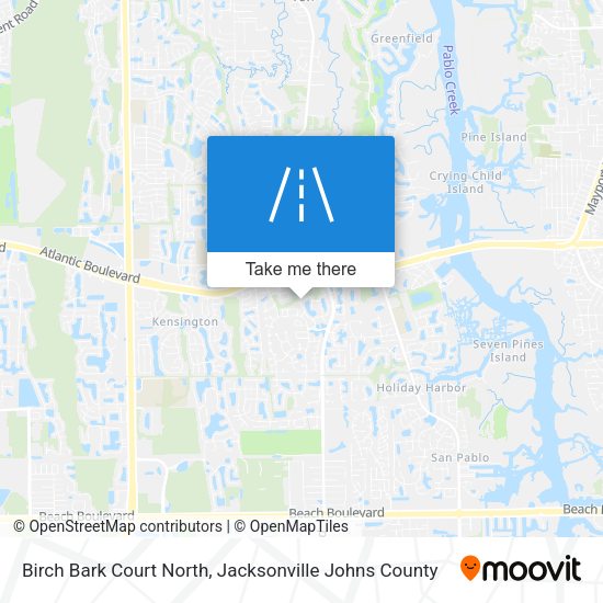 Mapa de Birch Bark Court North