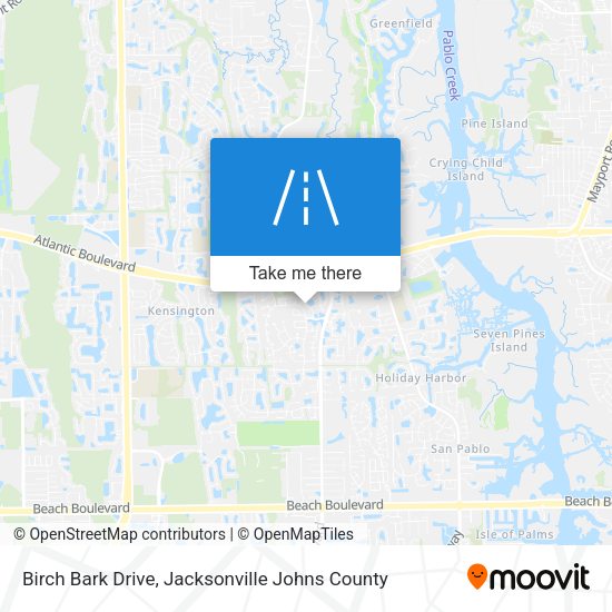 Birch Bark Drive map