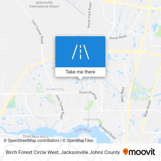 Mapa de Birch Forest Circle West