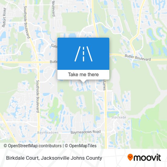 Birkdale Court map