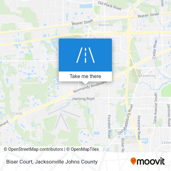 Biser Court map