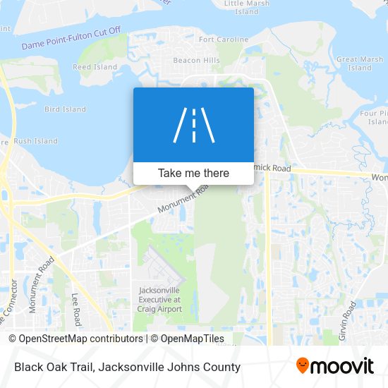 Mapa de Black Oak Trail