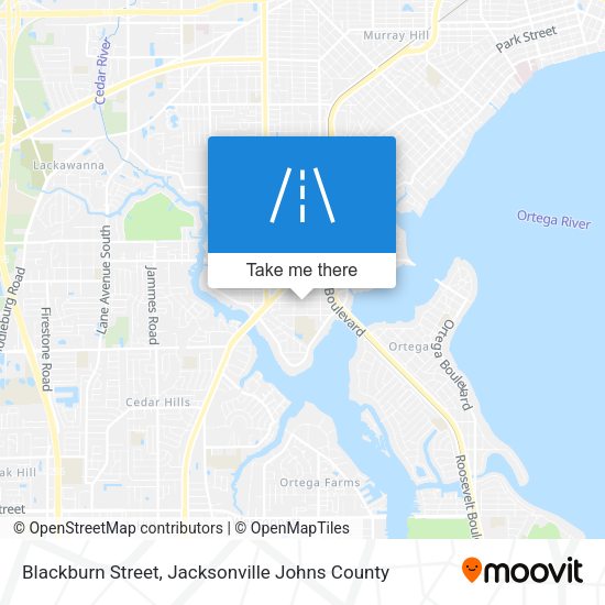 Mapa de Blackburn Street