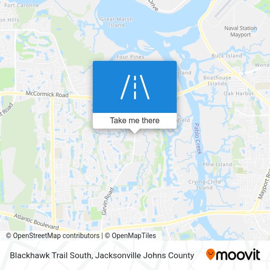 Mapa de Blackhawk Trail South