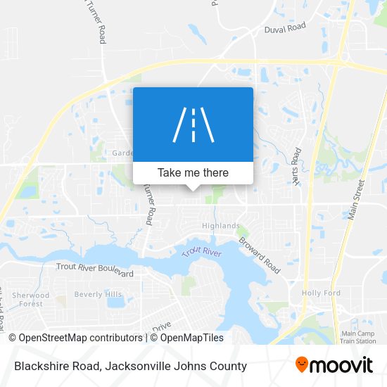 Blackshire Road map