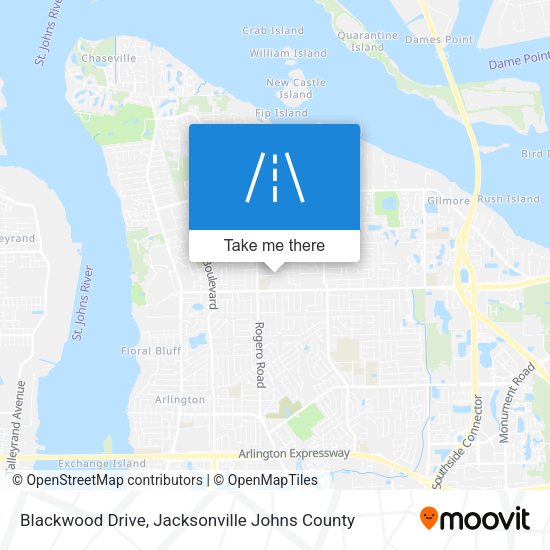 Blackwood Drive map