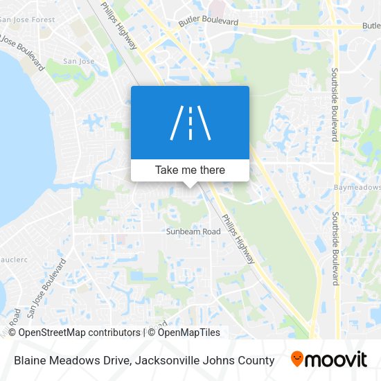 Mapa de Blaine Meadows Drive