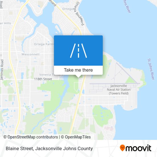 Mapa de Blaine Street