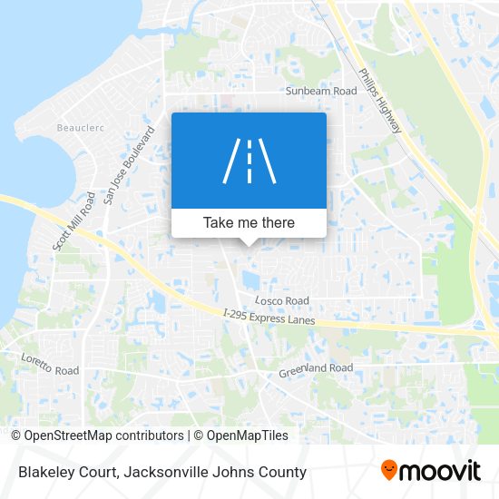 Mapa de Blakeley Court