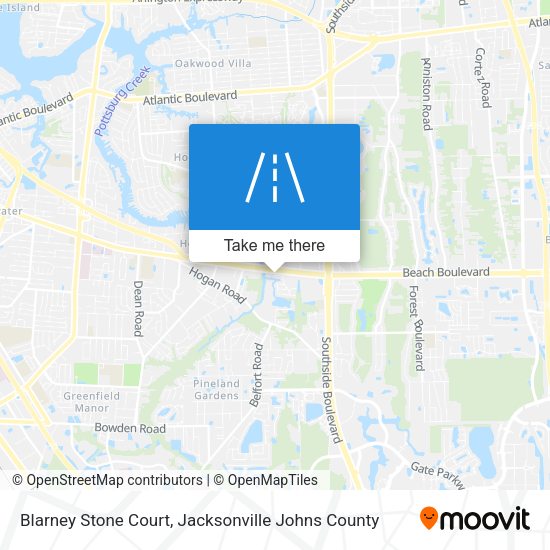 Mapa de Blarney Stone Court