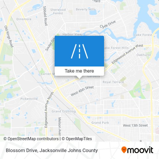 Blossom Drive map